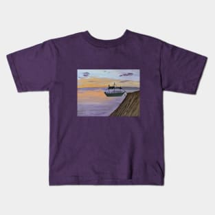 Sunset By The Sea Kids T-Shirt